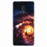 Husa silicon pentru Nokia 6, Spiral Galaxy Illustration