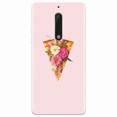 Husa silicon pentru Nokia 5, Flower Pizza foto