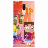 Husa silicon pentru Nokia 7 Plus, Children Kids Robots Illustration Colorful K