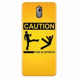 Husa silicon pentru Nokia 3.1, This Is Sparta Funny Illustration