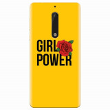 Husa silicon pentru Nokia 5, Girl Power