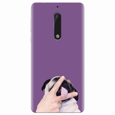 Husa silicon pentru Nokia 5, Cute Dog 2 foto