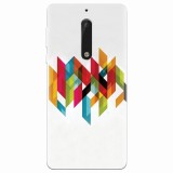 Husa silicon pentru Nokia 5, Geometric
