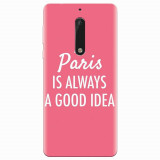 Husa silicon pentru Nokia 5, Paris Is Always A Good Idea