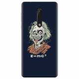 Husa silicon pentru Nokia 5, Albert Einstein Caricature