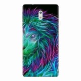 Husa silicon pentru Nokia 3, Abstract Lion 002