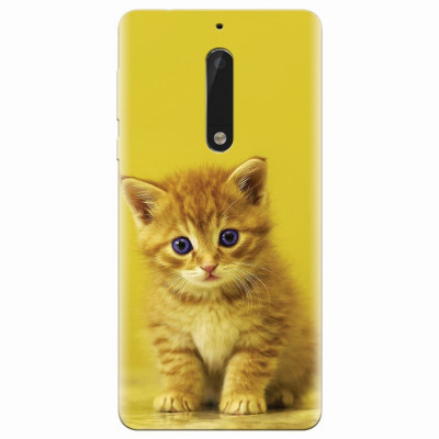 Husa silicon pentru Nokia 5, Baby Kitten foto