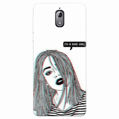 Husa silicon pentru Nokia 3.1, Im A Bad Girl foto