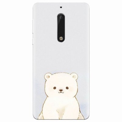 Husa silicon pentru Nokia 5, Bear foto