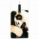 Husa silicon pentru Nokia 5, Baby Panda 002