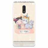 Husa silicon pentru Nokia 6, Best Friends