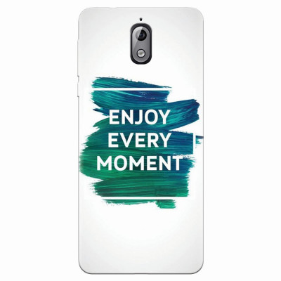 Husa silicon pentru Nokia 3.1, Enjoy Every Moment Motivational foto