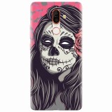 Husa silicon pentru Nokia 7 Plus, Mexican Girl Skull