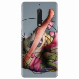 Husa silicon pentru Nokia 5, Abstract Minimalistic Hands