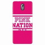 Husa silicon pentru Nokia 3.1, Pink Nation