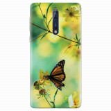 Husa silicon pentru Nokia 8, Butterfly