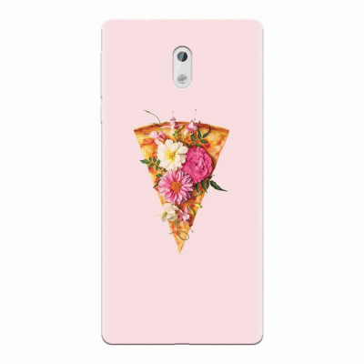 Husa silicon pentru Nokia 3, Flower Pizza foto