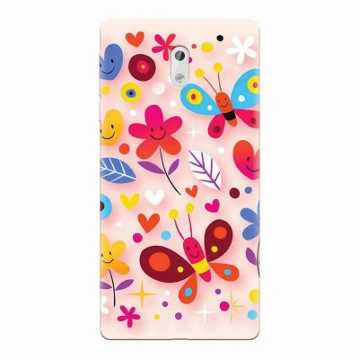 Husa silicon pentru Nokia 3, Butterfly foto