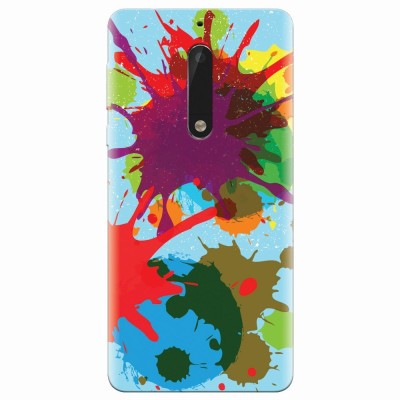 Husa silicon pentru Nokia 5, Holi Splash foto