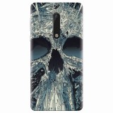 Husa silicon pentru Nokia 5, Abstract Skull Artwork Illustration