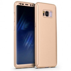 Husa 360 Grade Upzz Protection Samsung Galaxy S8 Gold foto