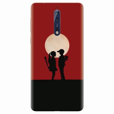 Husa silicon pentru Nokia 8, Boy Girl Love Story foto