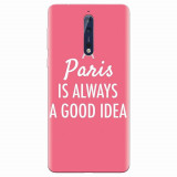 Husa silicon pentru Nokia 8, Paris Is Always A Good Idea