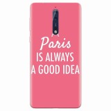 Husa silicon pentru Nokia 8, Paris Is Always A Good Idea