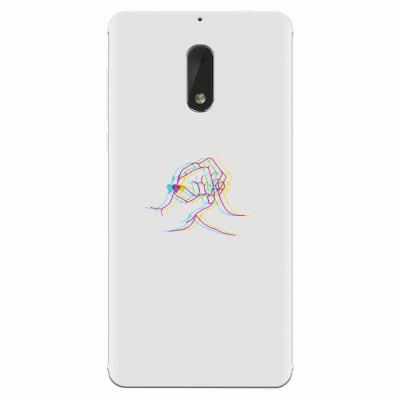 Husa silicon pentru Nokia 6, With Love foto