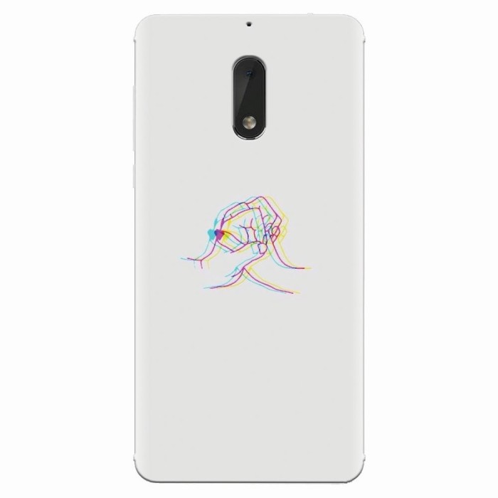 Husa silicon pentru Nokia 6, With Love