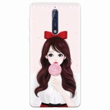 Husa silicon pentru Nokia 8, Girly 001