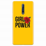 Husa silicon pentru Nokia 8, Girl Power