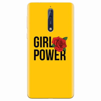 Husa silicon pentru Nokia 8, Girl Power foto