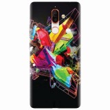Husa silicon pentru Nokia 7 Plus, Abstract Shape