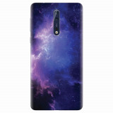 Husa silicon pentru Nokia 8, Purple Space Nebula