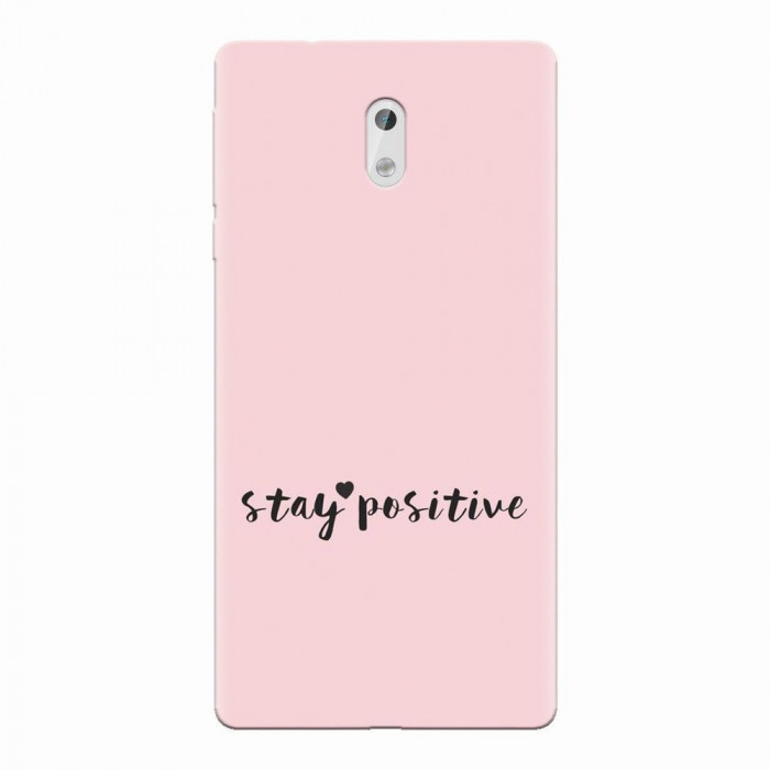 Husa silicon pentru Nokia 3, Stay Positive