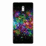 Husa silicon pentru Nokia 3, Rainbow Colored Soap Bubbles