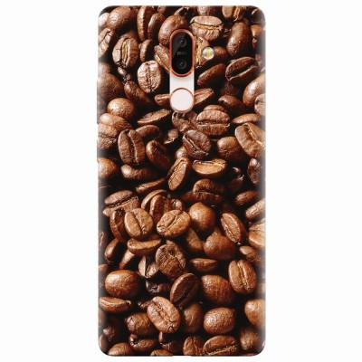 Husa silicon pentru Nokia 7 Plus, Coffee Beans foto