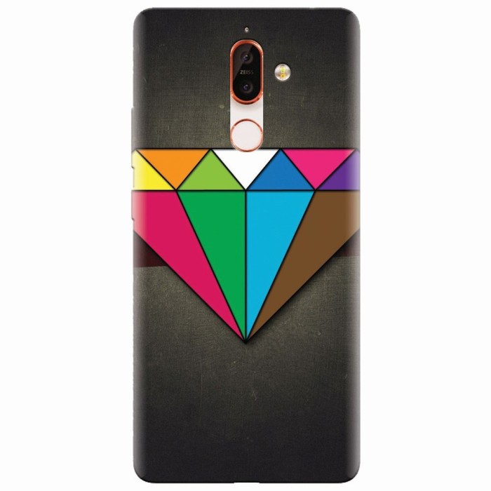 Husa silicon pentru Nokia 7 Plus, Colorful Diamond
