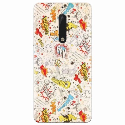 Husa silicon pentru Nokia 5, Vintage Comic foto