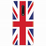 Husa silicon pentru Nokia 5, UK Flag Illustration