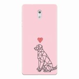 Husa silicon pentru Nokia 3, Love Dog