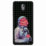 Husa silicon pentru Nokia 3.1, Astronaut Love