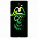 Husa silicon pentru Nokia 7 Plus, Pirate Skull
