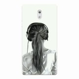 Husa silicon pentru Nokia 3, Girl With Headphone