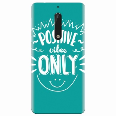 Husa silicon pentru Nokia 5, Positive Vibes foto