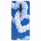 Husa silicon pentru Nokia 8, Heart Shaped Clouds Blue Sky