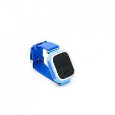 Ceas Smartwatch pentru copii M03B, GPS Tracker + Telefon, Alarma SOS, Albastru foto