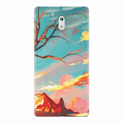 Husa silicon pentru Nokia 3, Artistic Landscape foto