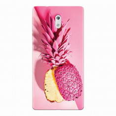 Husa silicon pentru Nokia 3, Pink Pineapple